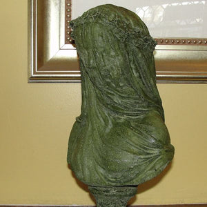 Vintage Veiled Bride Bust