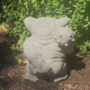 Garden Troll Picking Butt Concrete Statue
