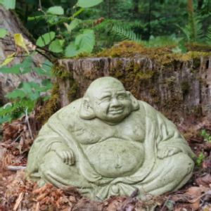 Happy Buddha Statue smiling hotei Budha Sculpture good fortune