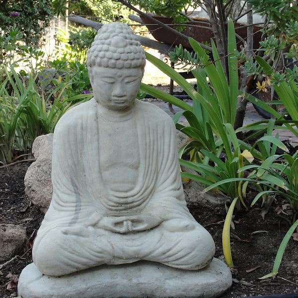 Meditating Buddha Garden Statue