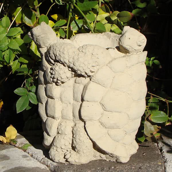 turtle pot planter Vintage Turtle Friendship Pot – Designer Stone Inc