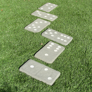 cast stone domino stepping stones