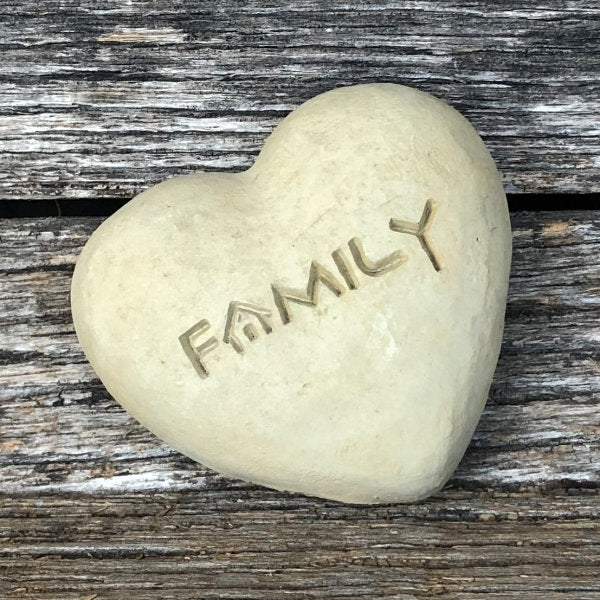 Family - Heart Spirit Stone