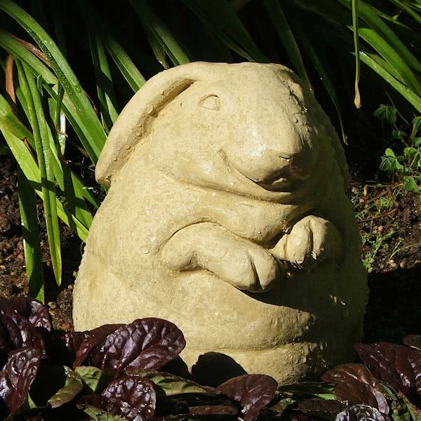 Fat rabbit outdoor statue