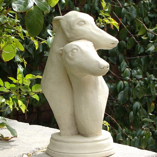 greyhound tribute trophy statue figurine
