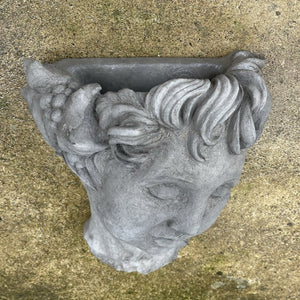 Gargoyle Head Wall Planter
