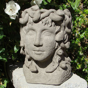 original pothead planter Medusa Head Planter – Designer Stone Inc