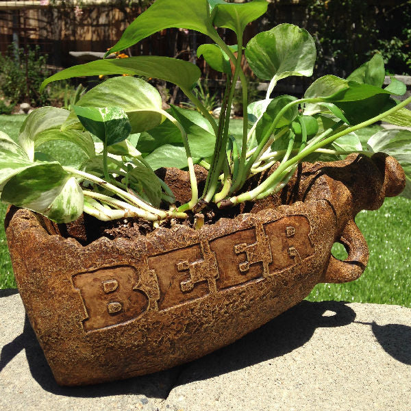 beer for indoor plants Beer Growler Planter – Designer Stone Inc