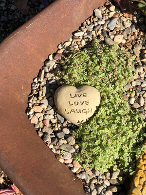 
                
                    Load image into Gallery viewer, Live Love Laugh - Heart Spirit Stone
                
            