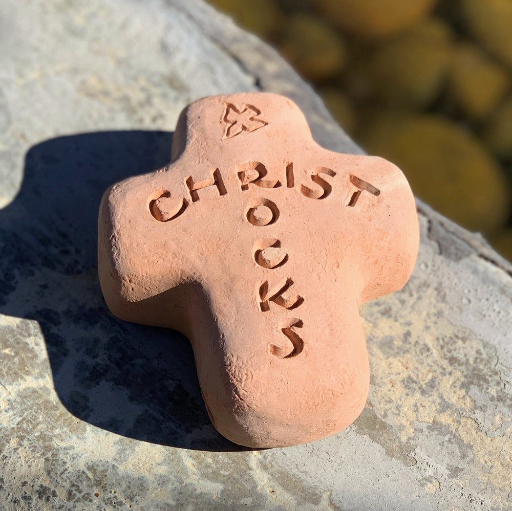 
                
                    Load image into Gallery viewer, Christ Rocks - Cross Spirit Stone
                
            