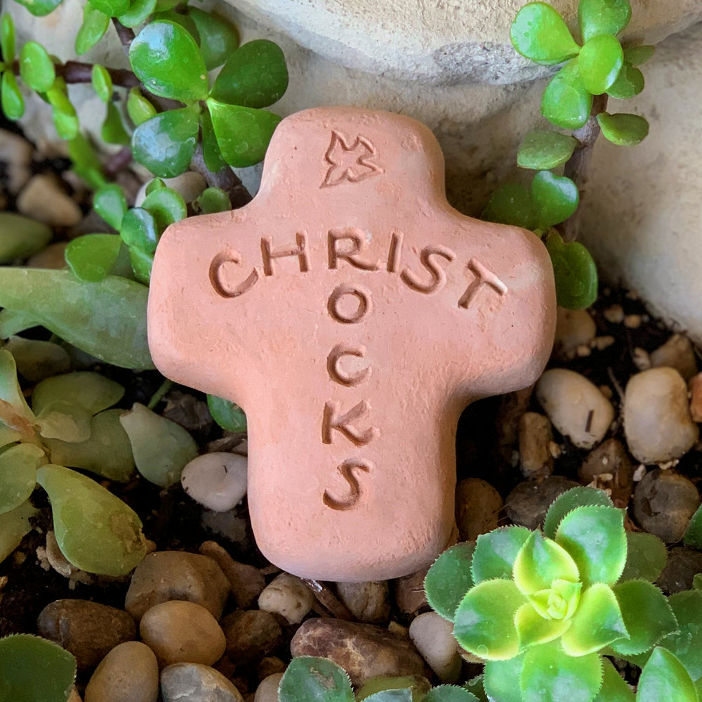 Christ Rocks - Cross Spirit Stone