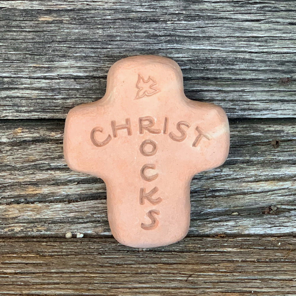 Christ Rocks - Cross Spirit Stone