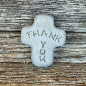 Thank You - Cross Spirit Stone