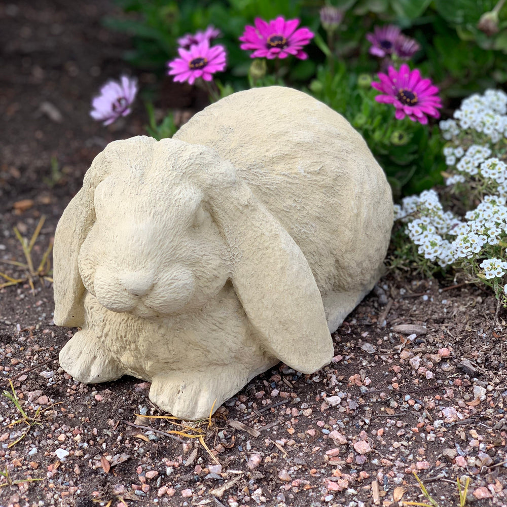 Vintage Laying Lop-Ear Rabbit