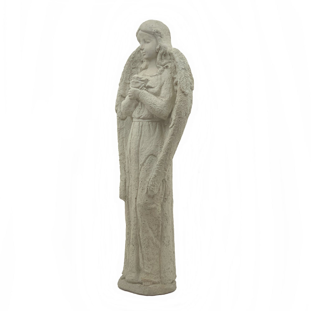 
                
                    Load image into Gallery viewer, Vintage Angel Holding Rose
                
            