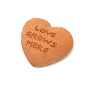 Love Grows Here - Heart Spirit Stone