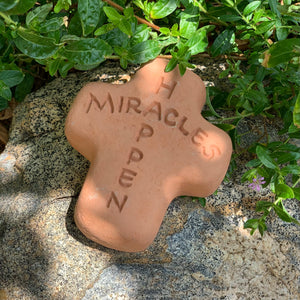 Miracles Happen - Cross Spirit Stone